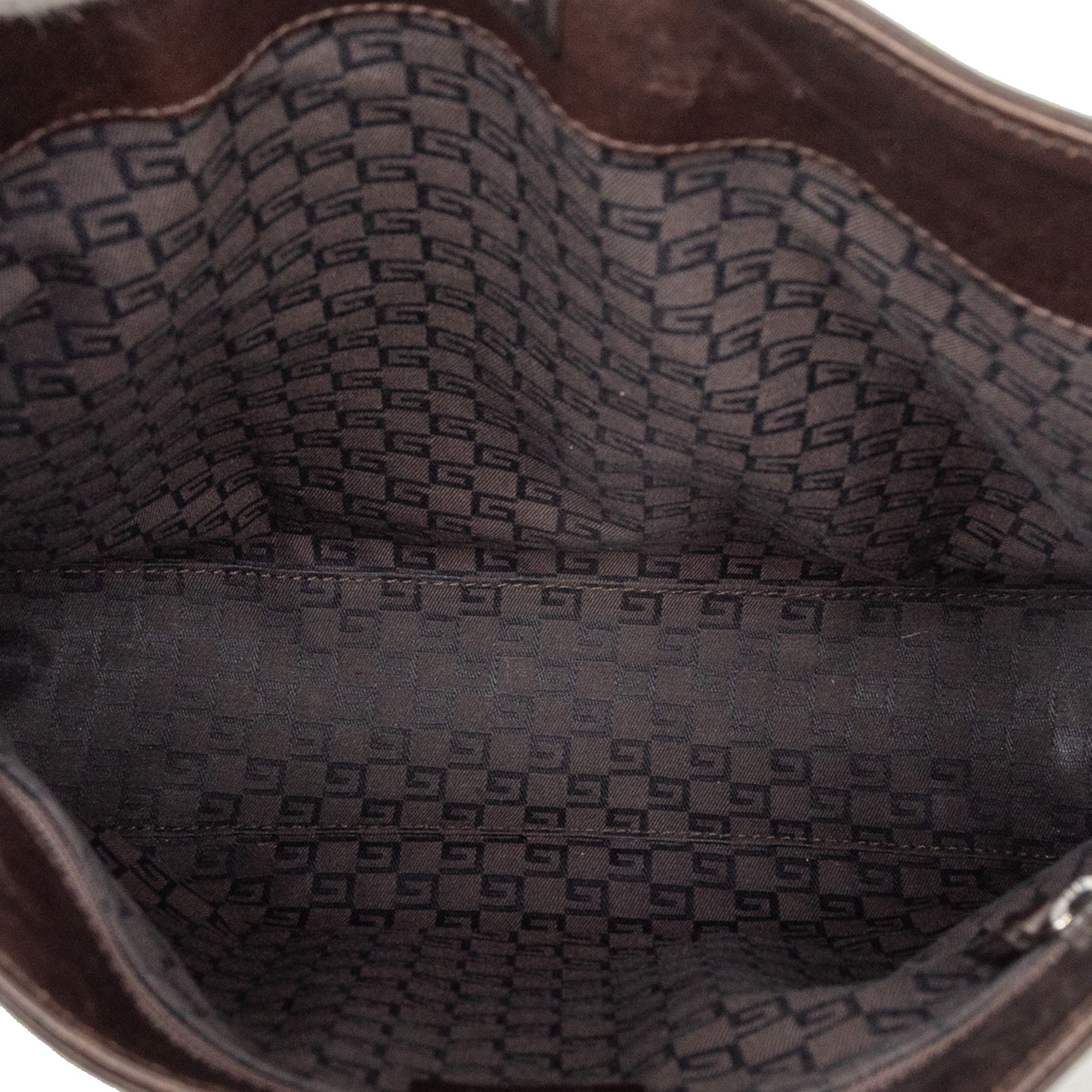 Gucci Gucci Suede Web Shoulder Bag Size ONE SIZE - 4 Thumbnail