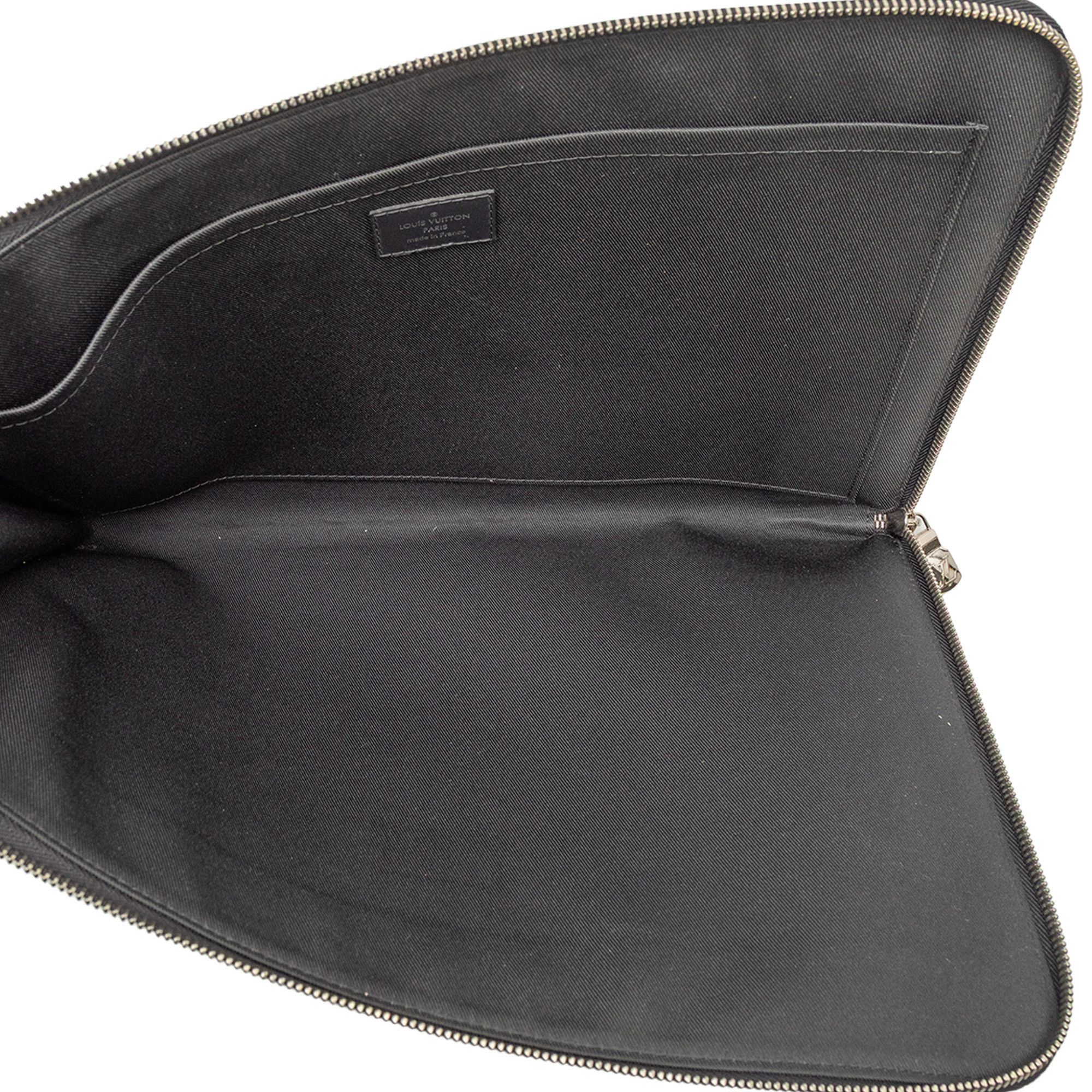 Louis Vuitton Louis Vuitton Damier Graphite Pochette Jour GM Size ONE SIZE - 4 Thumbnail