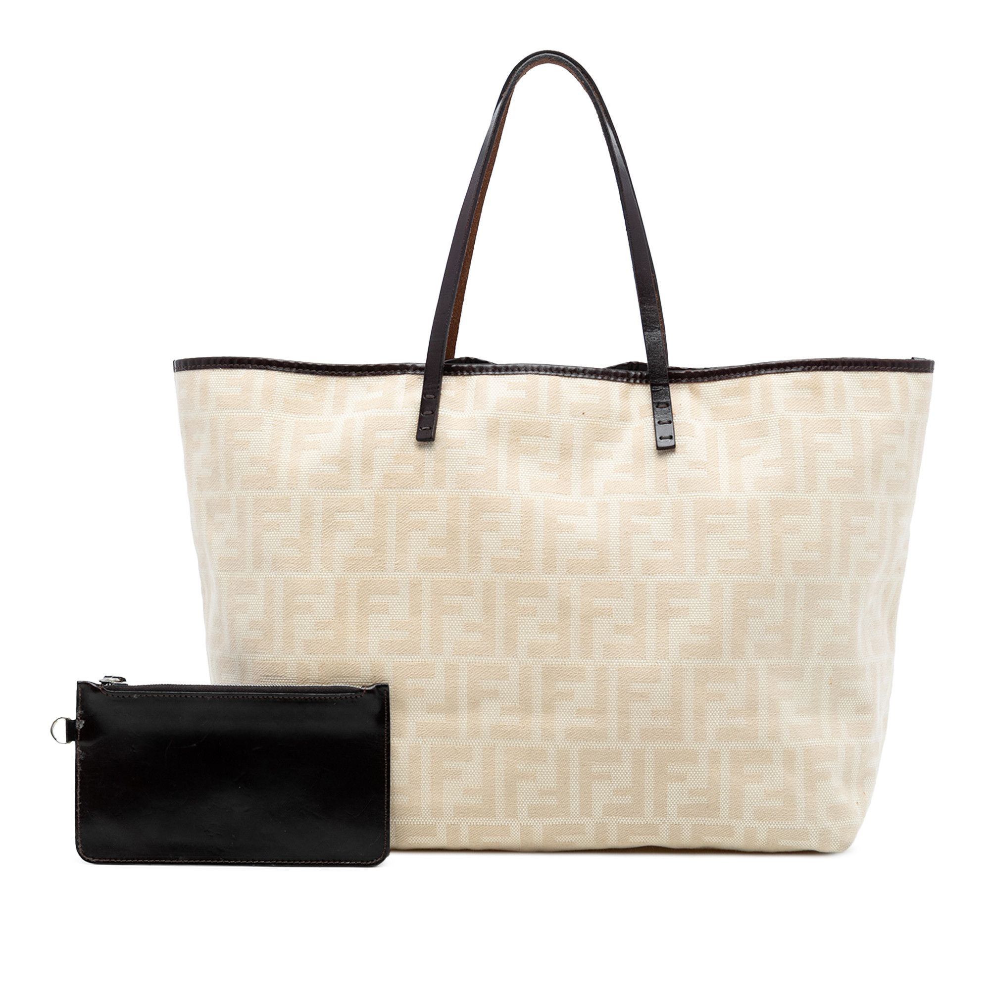 Fendi Fendi Medium Zucca Canvas Roll Tote Size ONE SIZE - 7 Thumbnail