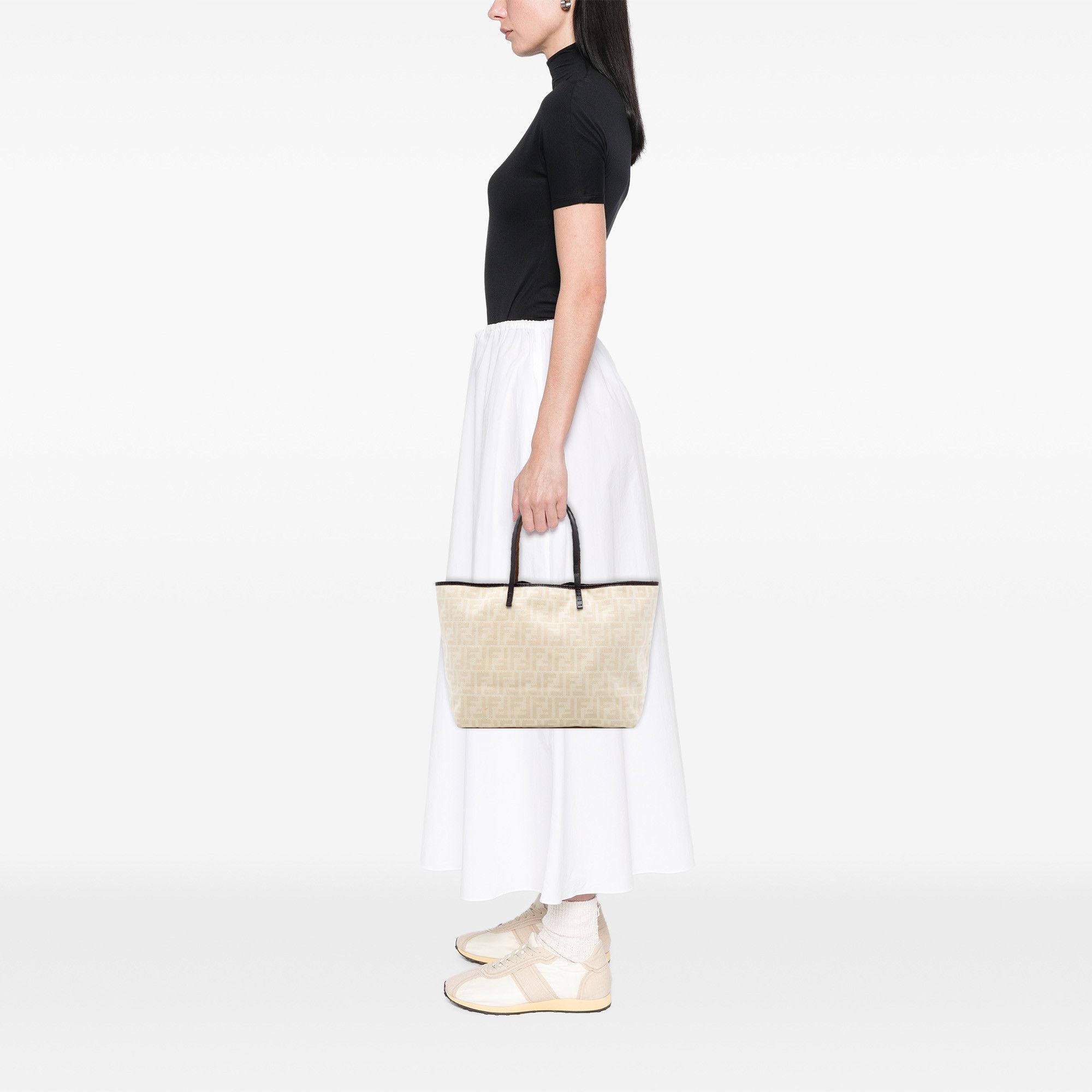 Fendi Fendi Medium Zucca Canvas Roll Tote Size ONE SIZE - 6 Thumbnail