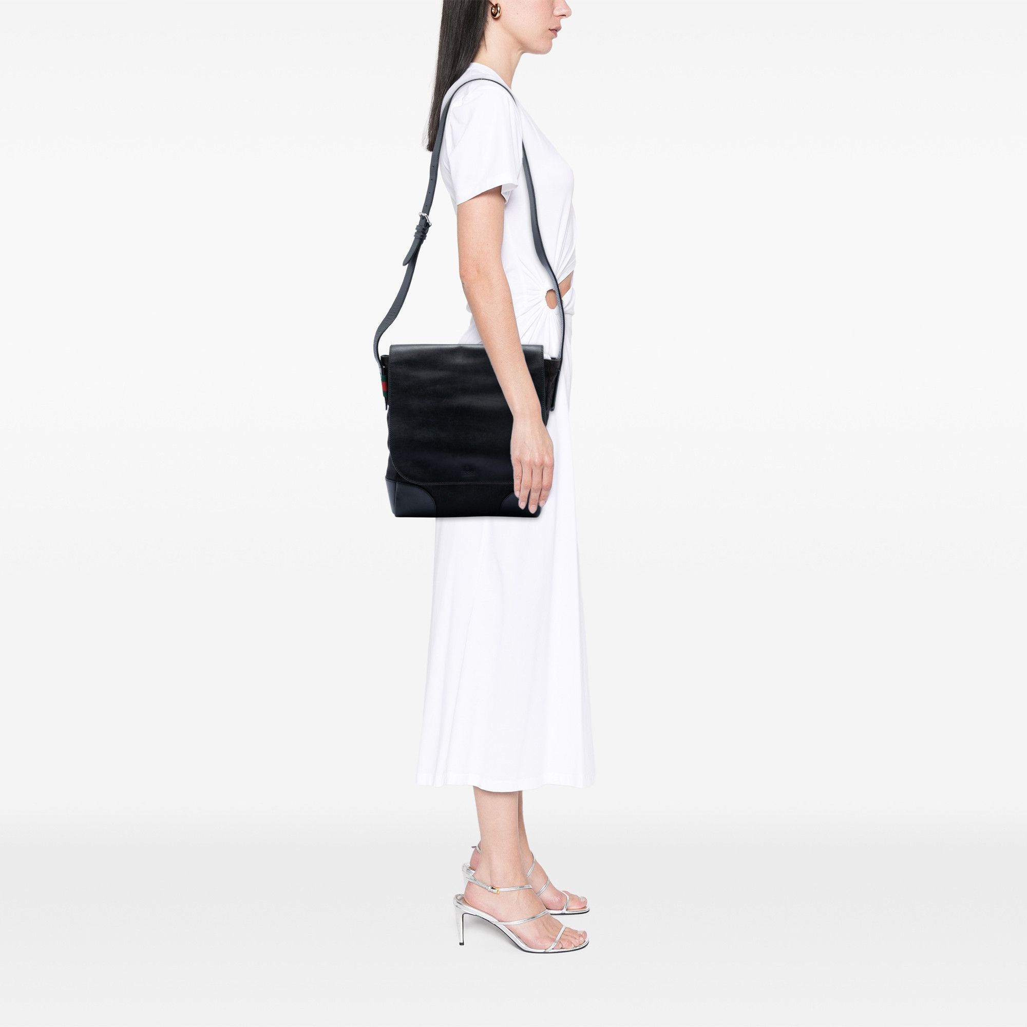 Gucci Gucci GG Canvas and Leather Crossbody Size ONE SIZE - 7 Thumbnail