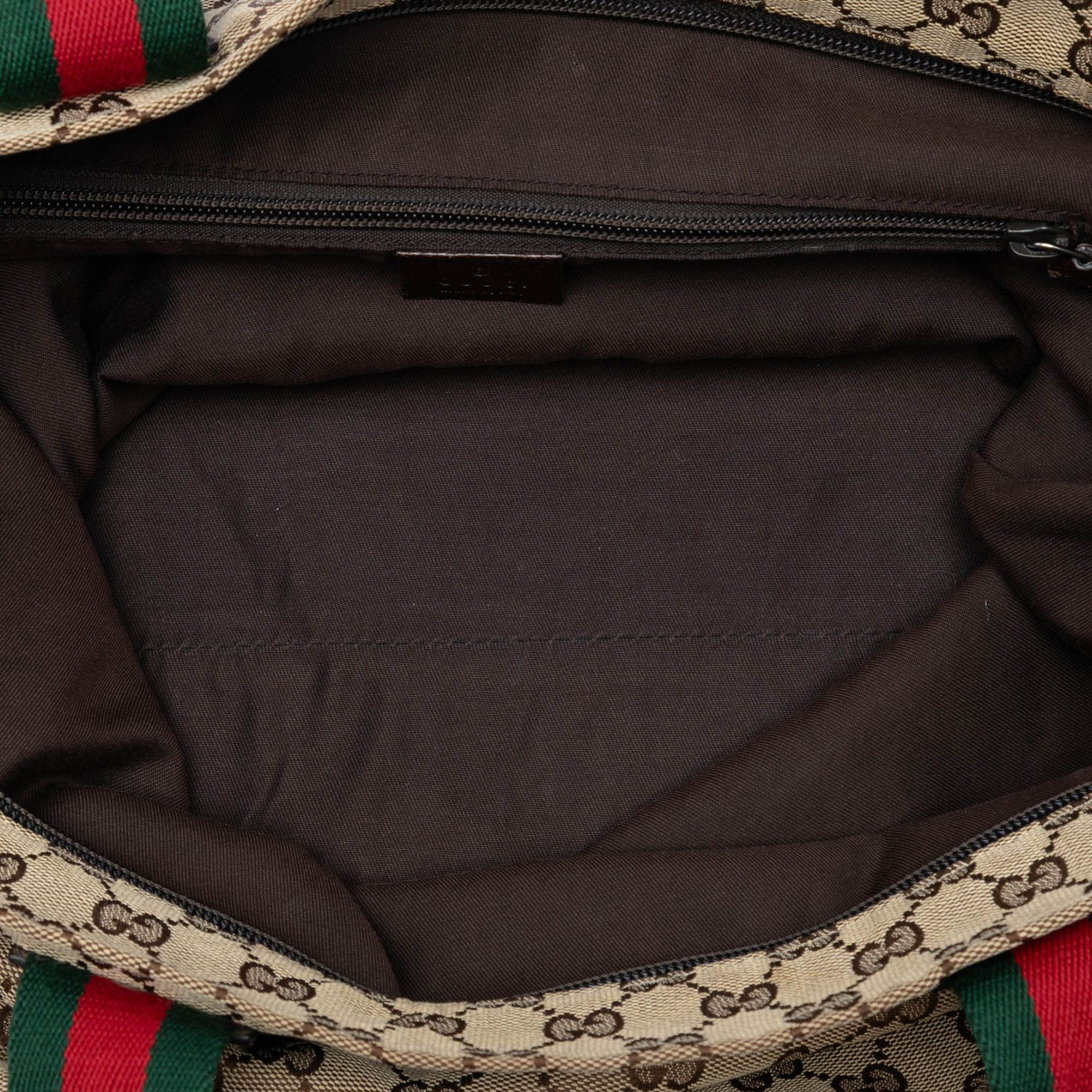 Gucci Gucci GG Canvas Web Vertical Tote Size ONE SIZE - 4 Thumbnail