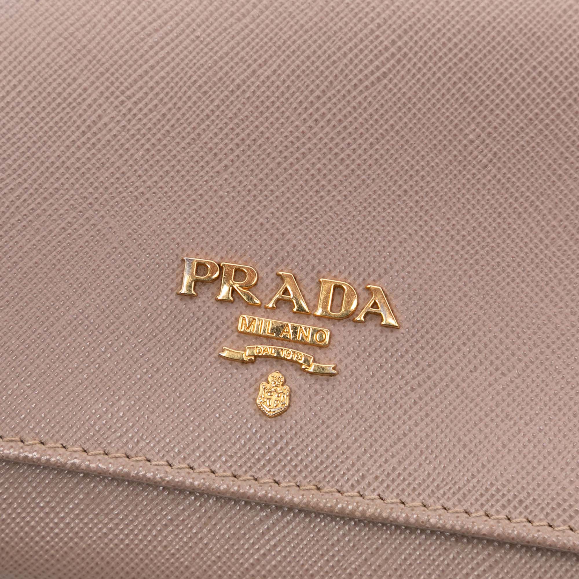 Prada Prada Saffiano Wallet on Strap Size ONE SIZE - 5 Thumbnail