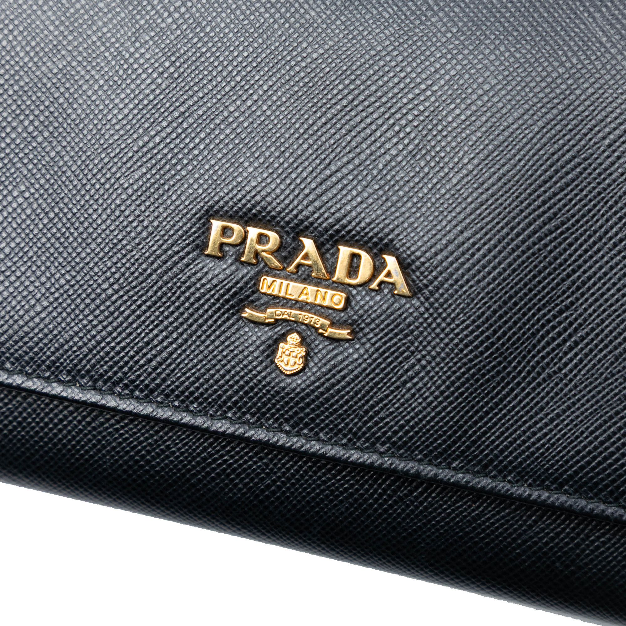 Prada Prada Saffiano Lux Wallet On Chain Size ONE SIZE - 5 Thumbnail
