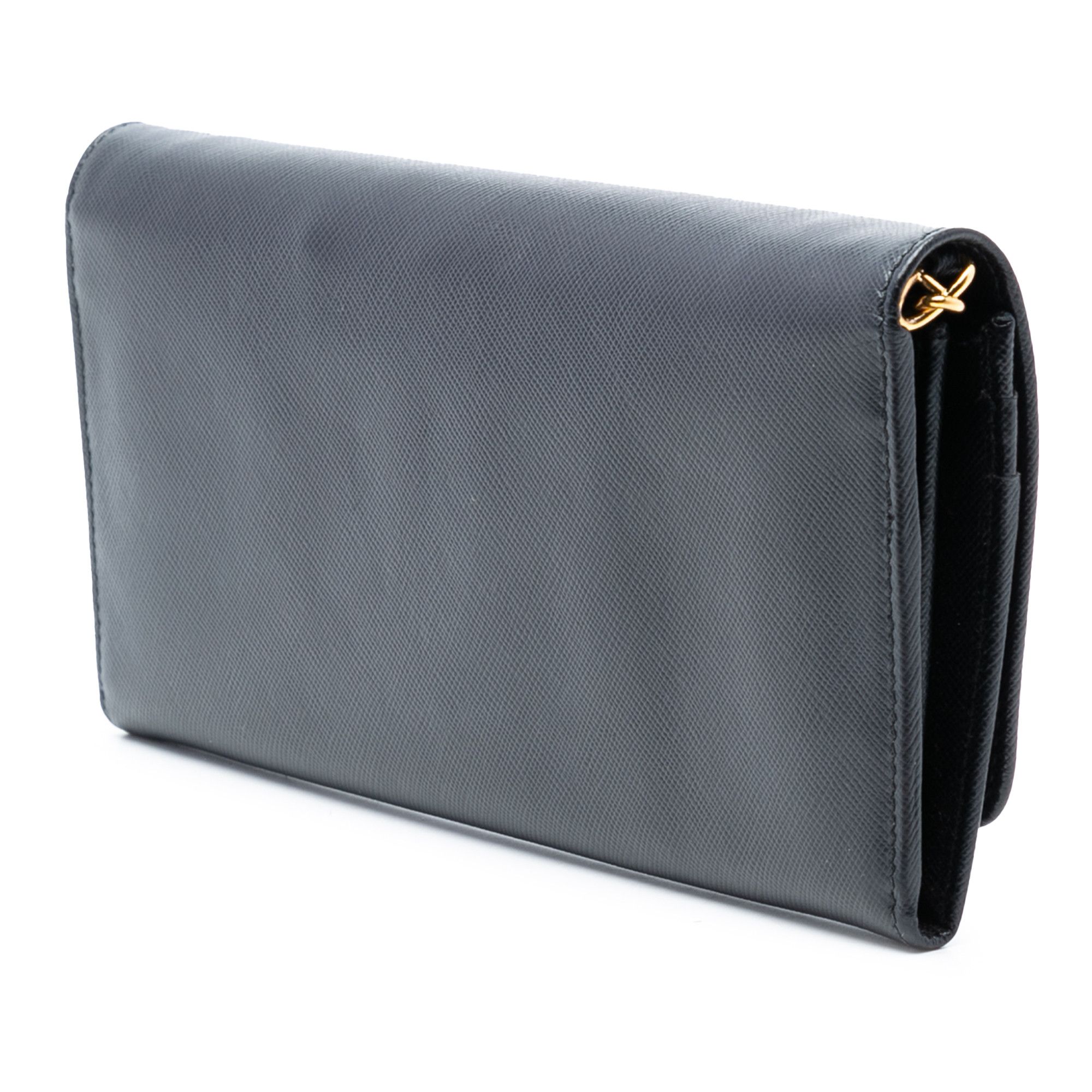 Prada Prada Saffiano Lux Wallet On Chain Size ONE SIZE - 2 Thumbnail