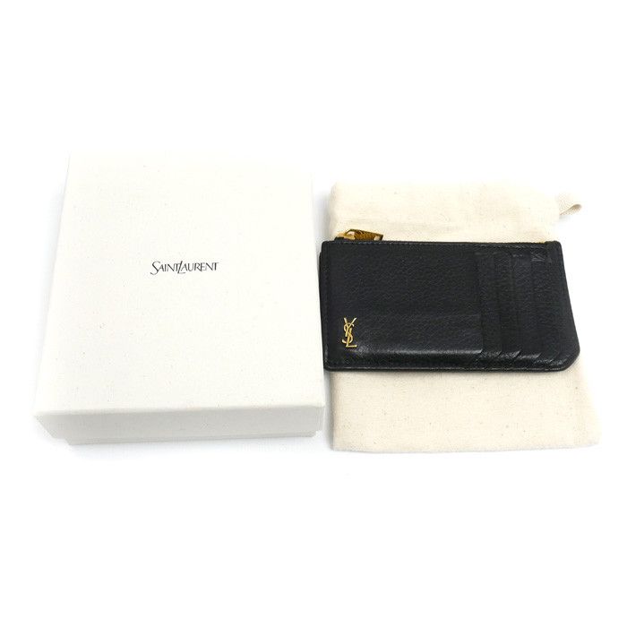 Yves Saint Laurent Yves Saint Laurent Saint Laurent Tiny Cassandra Fragment Leather Card Case Coin Case Leather Card Case 847962 DUTY FREE for USA Size ONE SIZE - 6 Thumbnail