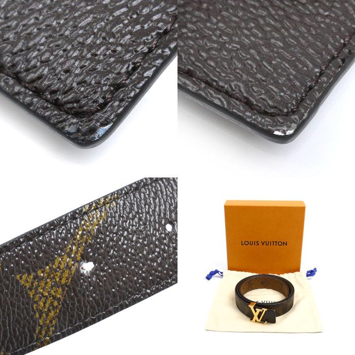 Louis Vuitton Louis Vuitton Louis Vuitton LV Iconic Monogram Reversible Belt Textile Belt M0149W DUTY FREE for USA Size ONE SIZE - 6 Thumbnail