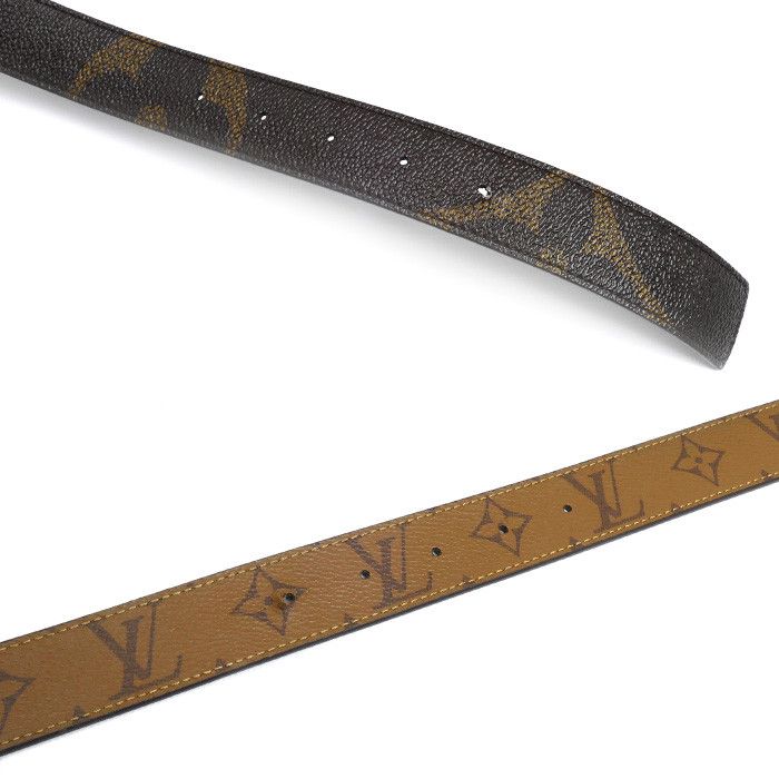 Louis Vuitton Louis Vuitton Louis Vuitton LV Iconic Monogram Reversible Belt Textile Belt M0149W DUTY FREE for USA Size ONE SIZE - 4 Thumbnail