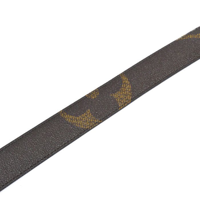 Louis Vuitton Louis Vuitton Louis Vuitton LV Iconic Monogram Reversible Belt Textile Belt M0149W DUTY FREE for USA Size ONE SIZE - 3 Thumbnail