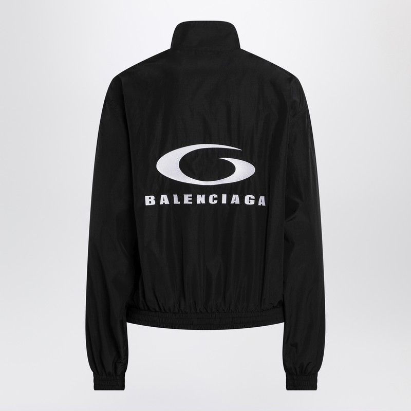Balenciaga Balenciaga Black Loop Sports Icon Zip Jacket Size S / US 4 / IT 40 - 2 Thumbnail