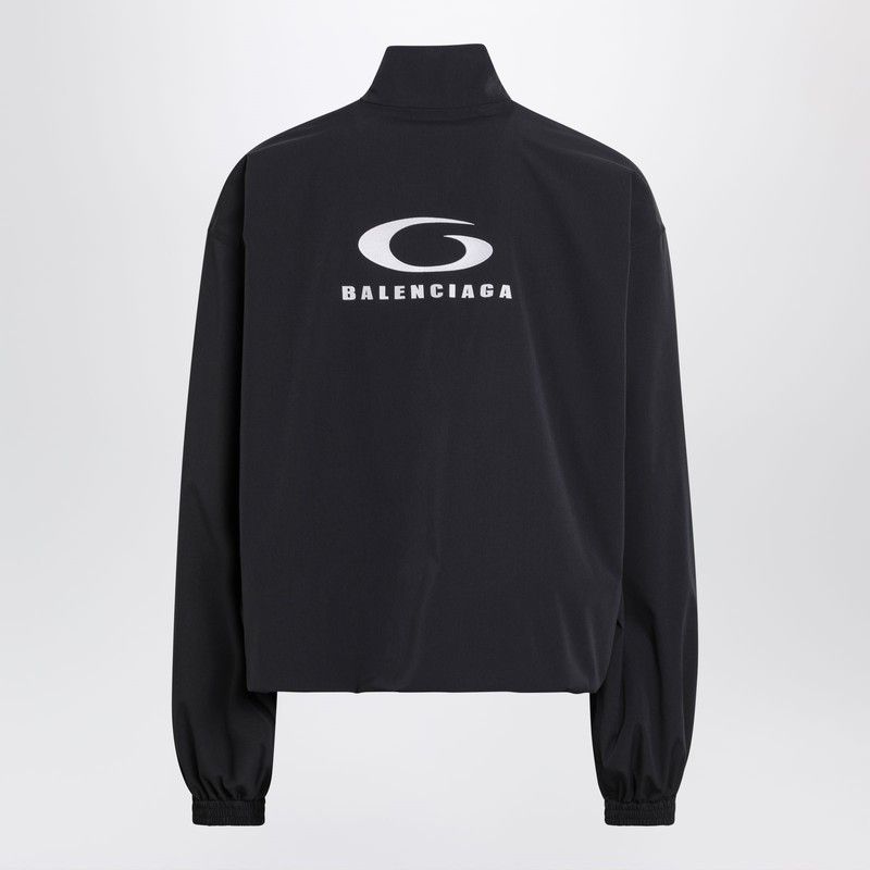 Balenciaga Balenciaga Black Washed Loop Sports Icon Zip Jacket Size US M / EU 48-50 / 2 - 2 Thumbnail