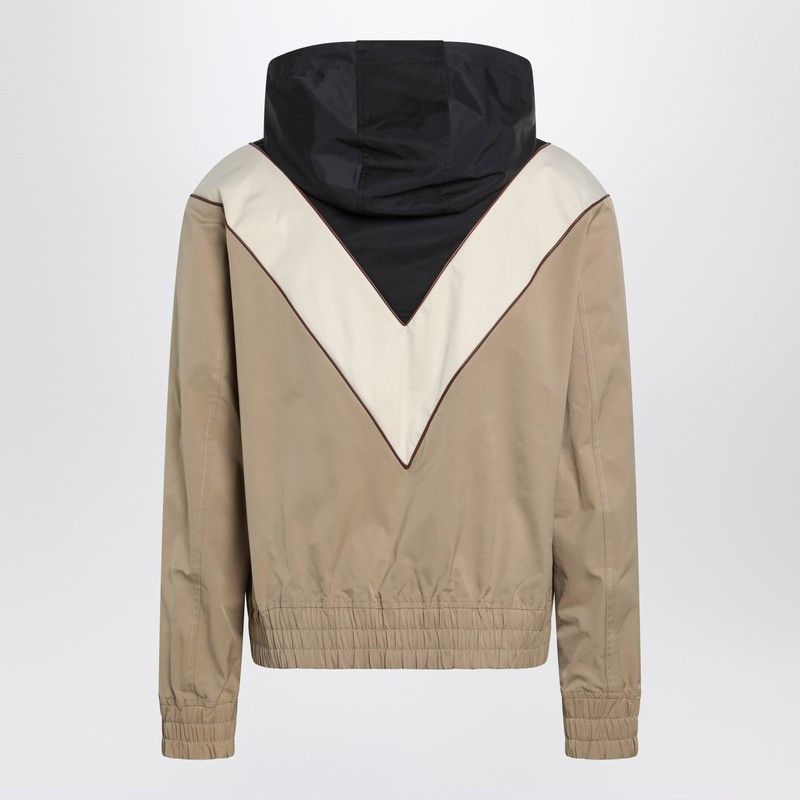 Valentino Valentino Black Butter And Camel Jacket With Vlogo Patch Size US XXL / EU 58 / 5 - 2 Thumbnail
