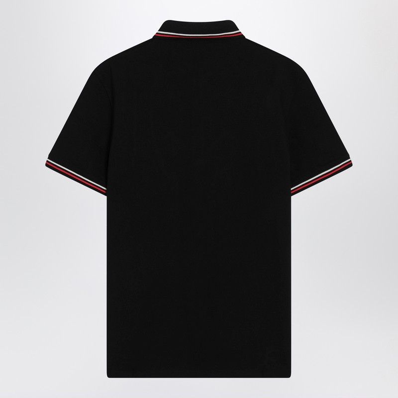 Valentino Valentino Black Polo Shirt With Vlogo Signature Size US S / EU 44-46 / 1 - 2 Thumbnail