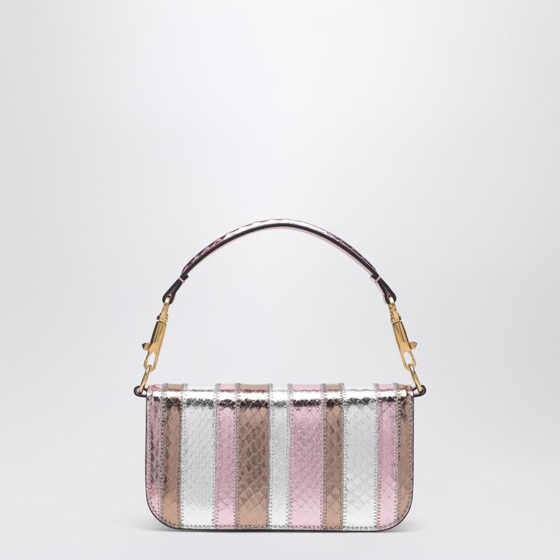Valentino Valentino Garavani Small Locã² Shoulder Bag In Multicolour Laminated Elaphe Leather Size ONE SIZE - 2 Thumbnail