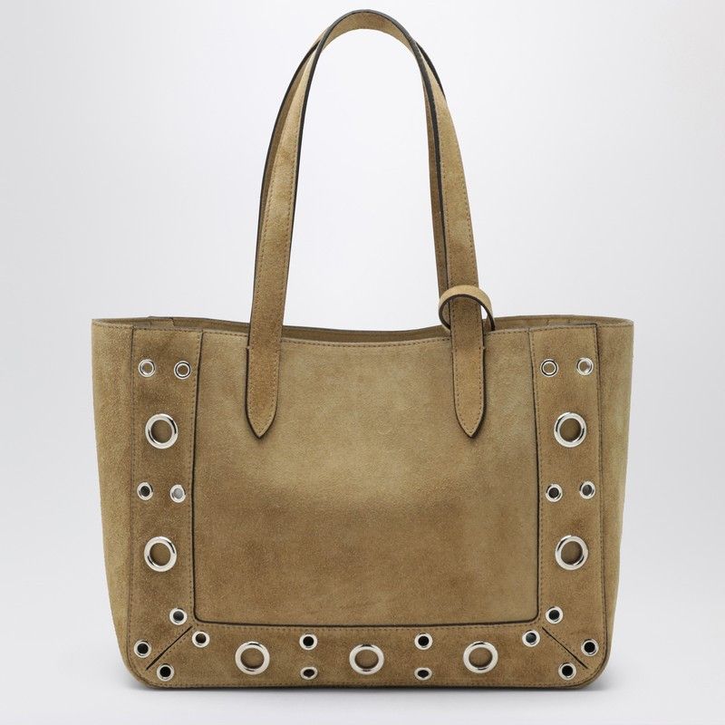Valentino Valentino Garavani Medium Nellcã´Te Tote Bag In Havana Suede Size ONE SIZE - 2 Thumbnail