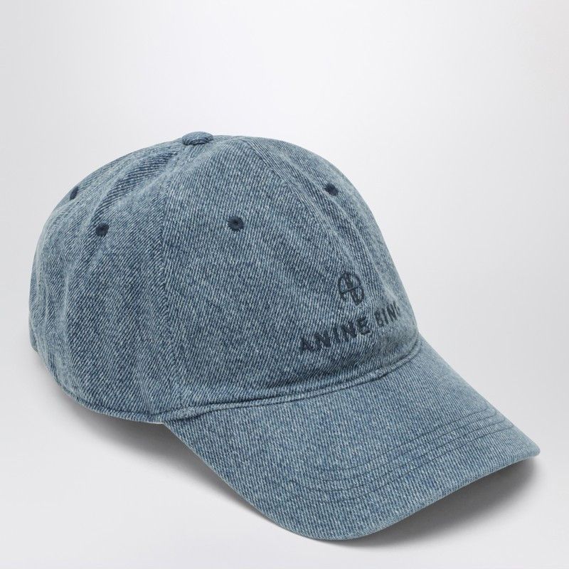 Anine Bing Anine Bing Blue Denim Baseball Cap Size ONE SIZE - 2 Thumbnail