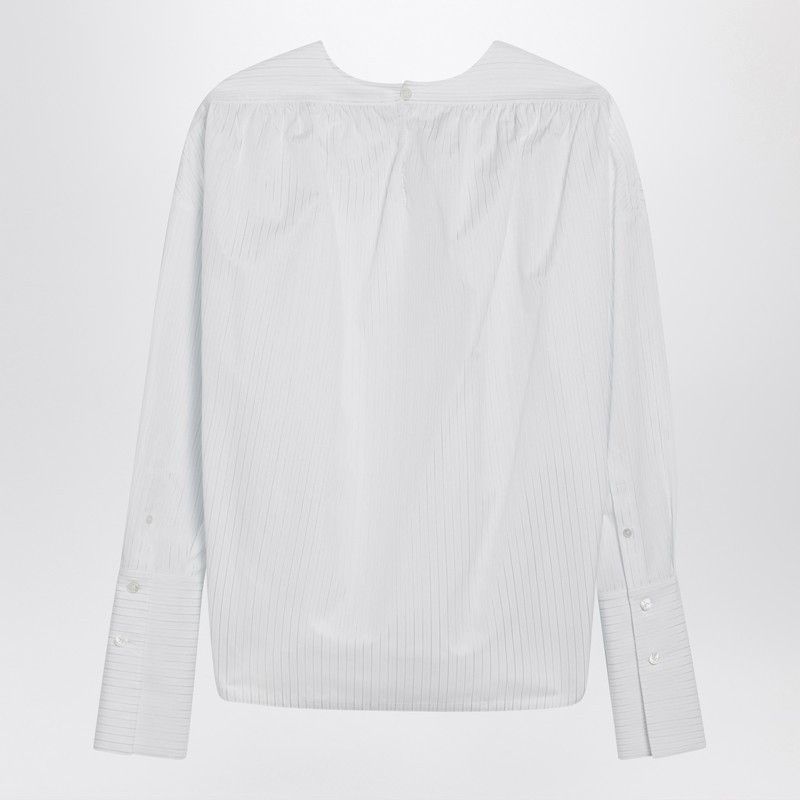 Alaia Alaia Poplin Blouse With Ruffles Size S / US 4 / IT 40 - 2 Thumbnail