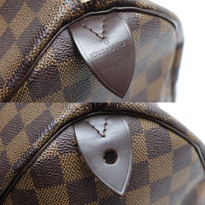 Louis Vuitton Louis Vuitton Louis Vuitton Speedy 35 Damier Boston Bag Textile Travel Bag N41523 DUTY FREE for USA Size ONE SIZE - 8 Thumbnail