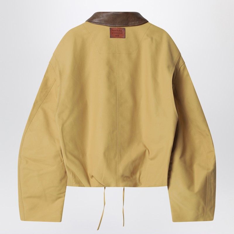 Acne Studios Acne Studios Twill Bomber Jacket Sand Beige Size US XL / EU 56 / 4 - 2 Thumbnail