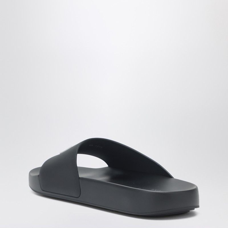 Givenchy Givenchy Label Flat Mules In Black Rubber Size US 11 / IT 41 - 2 Thumbnail