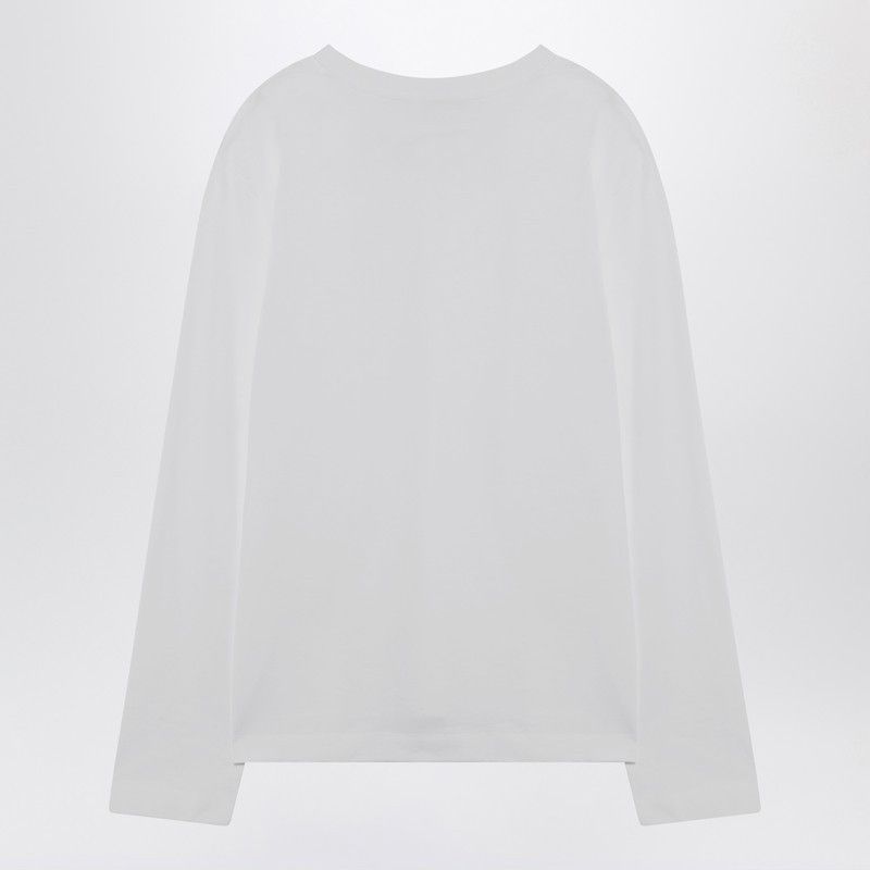 AMI Ami Paris White Ami De Coeur Sweater Size US L / EU 52-54 / 3 - 2 Thumbnail