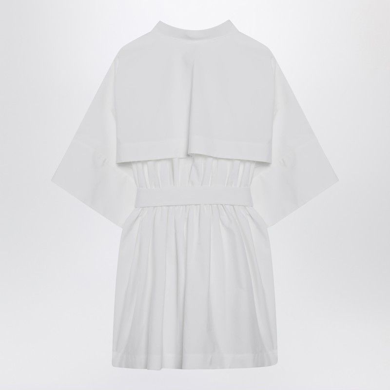 Givenchy Givenchy Mini Chemisier Dress In White Poplin Size S / US 4 / IT 40 - 2 Thumbnail