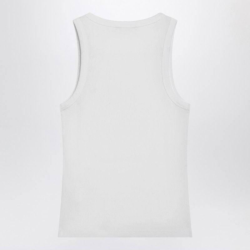 Givenchy Givenchy White Slim-Fit Tank Top With Logo Size L / US 10 / IT 46 - 2 Thumbnail