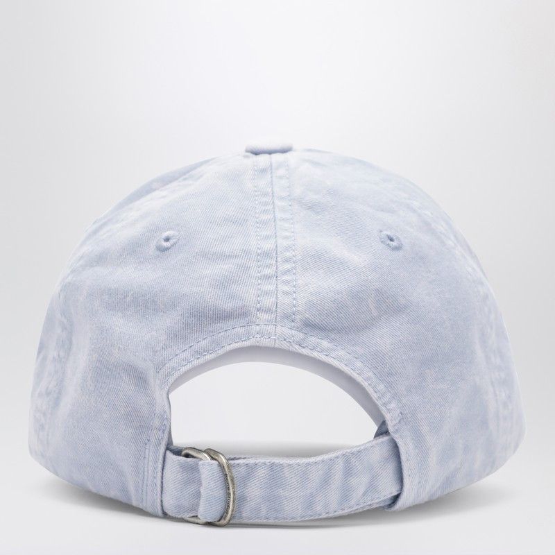 Acne Studios Acne Studios Faded Light Blue Baseball Cap With Logo Size ONE SIZE - 2 Thumbnail