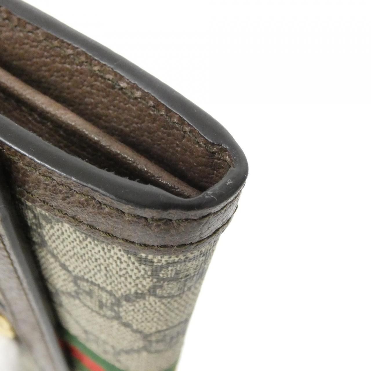 Gucci Gucci Gucci Ophidia GG Supreme Canvas Long Wallet Textile Long Wallet 523153 96IWG DUTY FREE for USA Size ONE SIZE - 3 Thumbnail