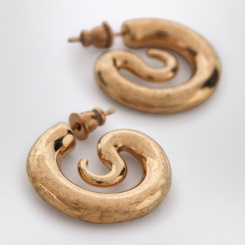 PANCONESI Panconesi Serpent Hoops Extra Small Earrings In Gold Tone Size ONE SIZE - 2 Thumbnail