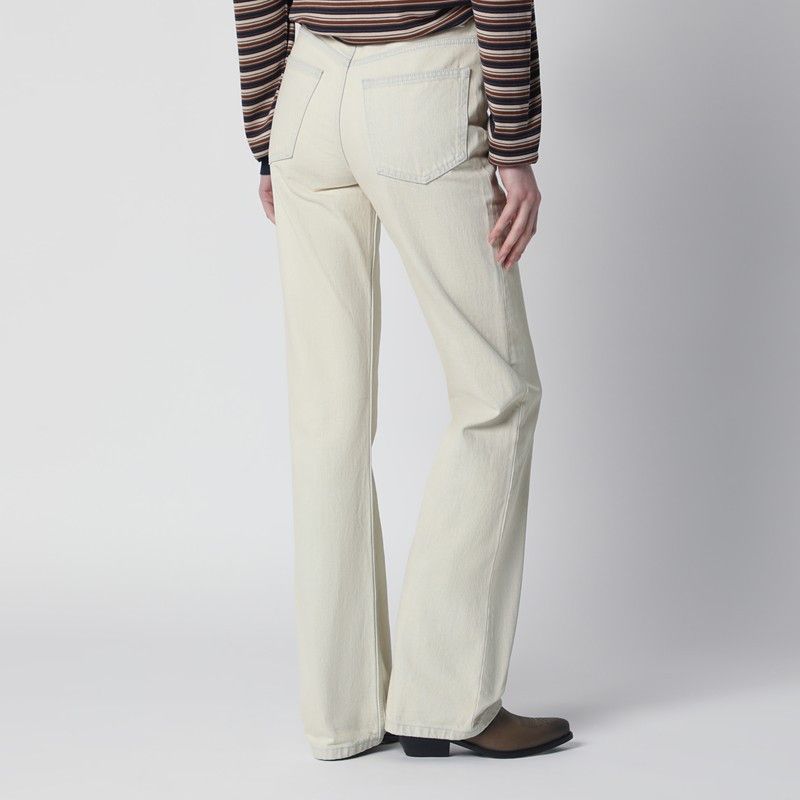 A.P.C. A.P.C. White Jeans With Faded Effect Size 29" - 2 Thumbnail