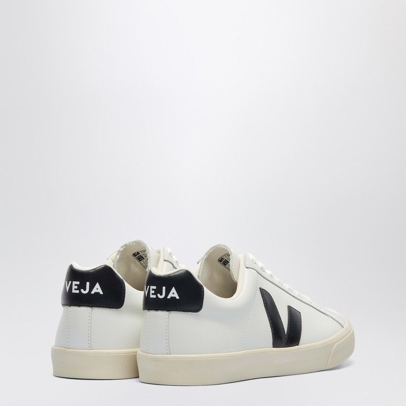 Veja Veja Sneaker Esplar In White And Black Leather Size US 8 / IT 38 - 2 Thumbnail