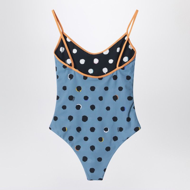Fendi Fendi Reversible Polka Dot One-Piece Swimsuit Size XS / US 0-2 / IT 36-38 - 2 Thumbnail