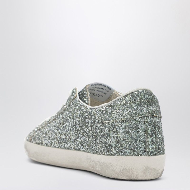 Golden Goose Golden Goose Super-Star Sneakers In Silver Glitter With Degrade Effect Size US 6 / IT 36 - 2 Thumbnail