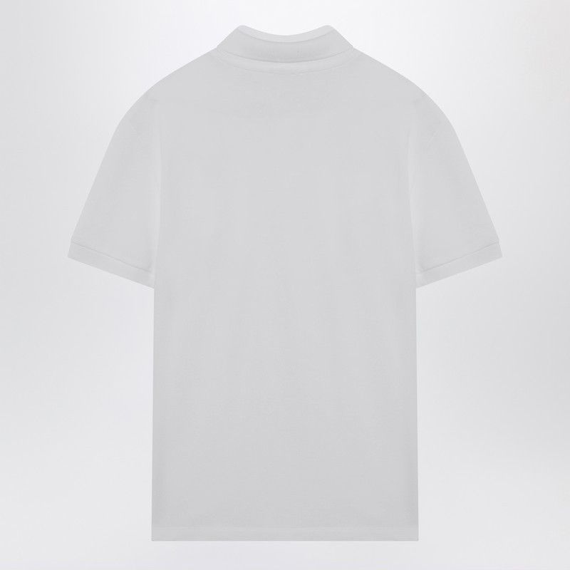 AMI Ami Paris White Ami De Coeur Polo Shirt Size US M / EU 48-50 / 2 - 2 Thumbnail