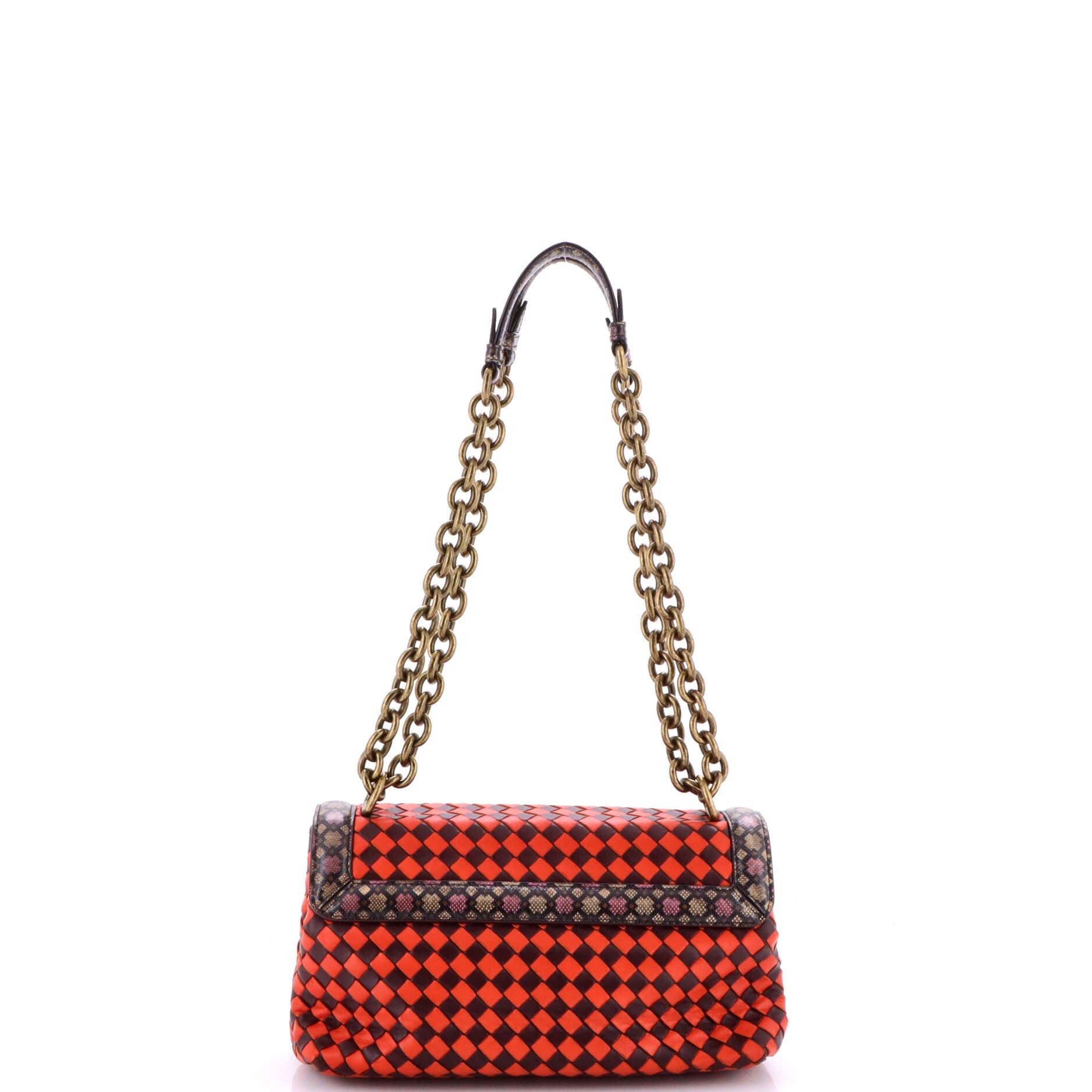 Bottega Veneta Club Stitch Olimpia Knot Flap Bag Size ONE SIZE - 3 Thumbnail
