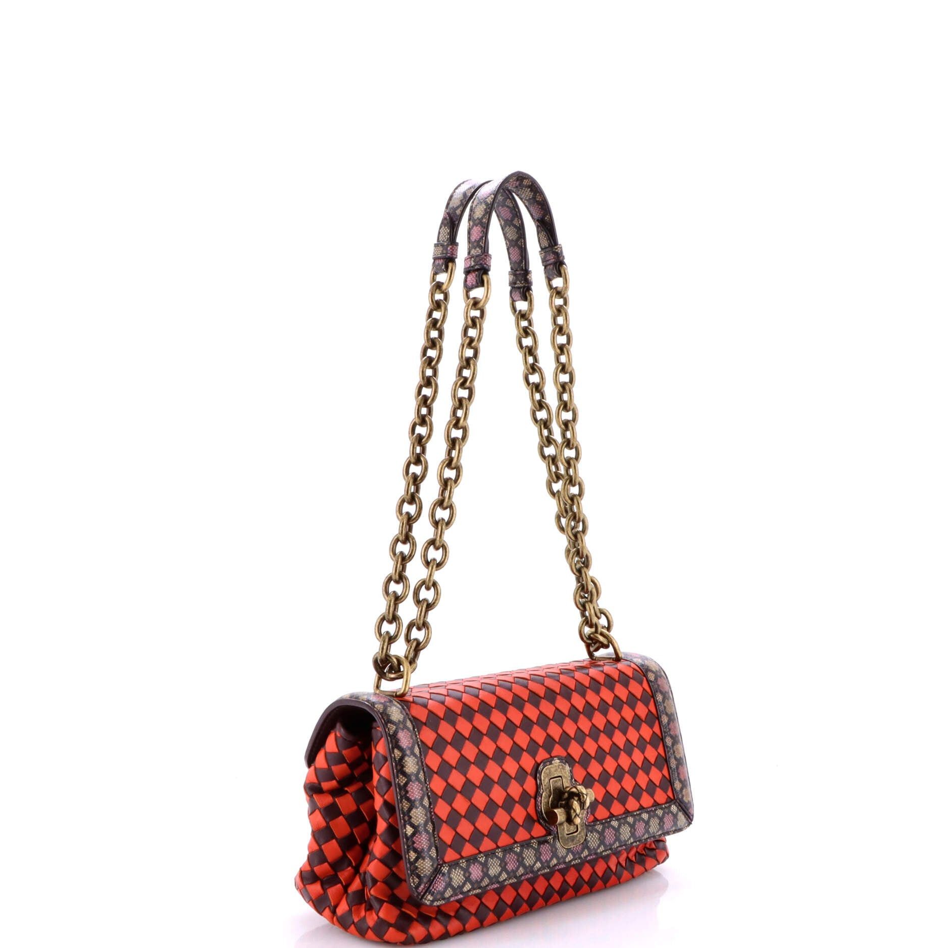 Bottega Veneta Club Stitch Olimpia Knot Flap Bag Size ONE SIZE - 2 Thumbnail
