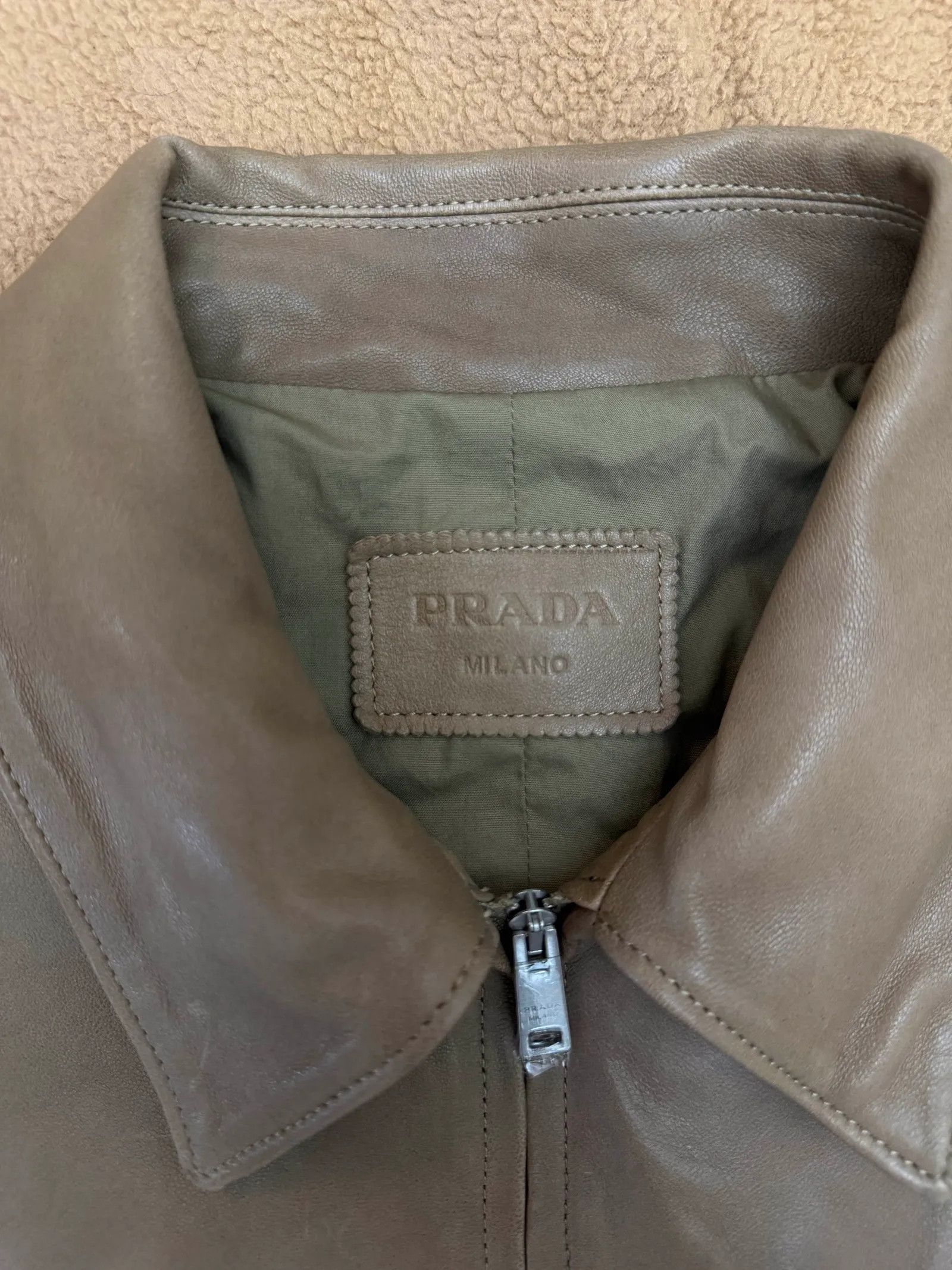 Prada Prada Short-sleeve Nappa Shirt Size US M / EU 48-50 / 2 - 2 Thumbnail