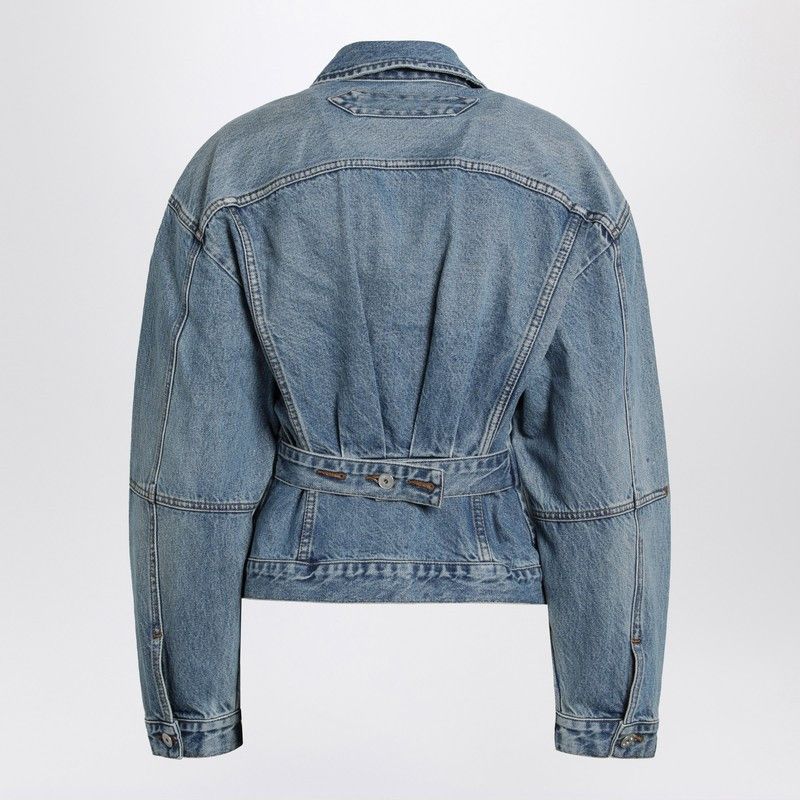 Jacquemus Jacquemus Indigo De-Nã®Mes Denim Jacket Size M / US 6-8 / IT 42-44 - 2 Thumbnail