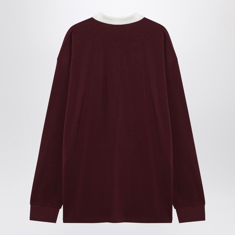 Miu Miu Amaranth Cotton Polo Shirt