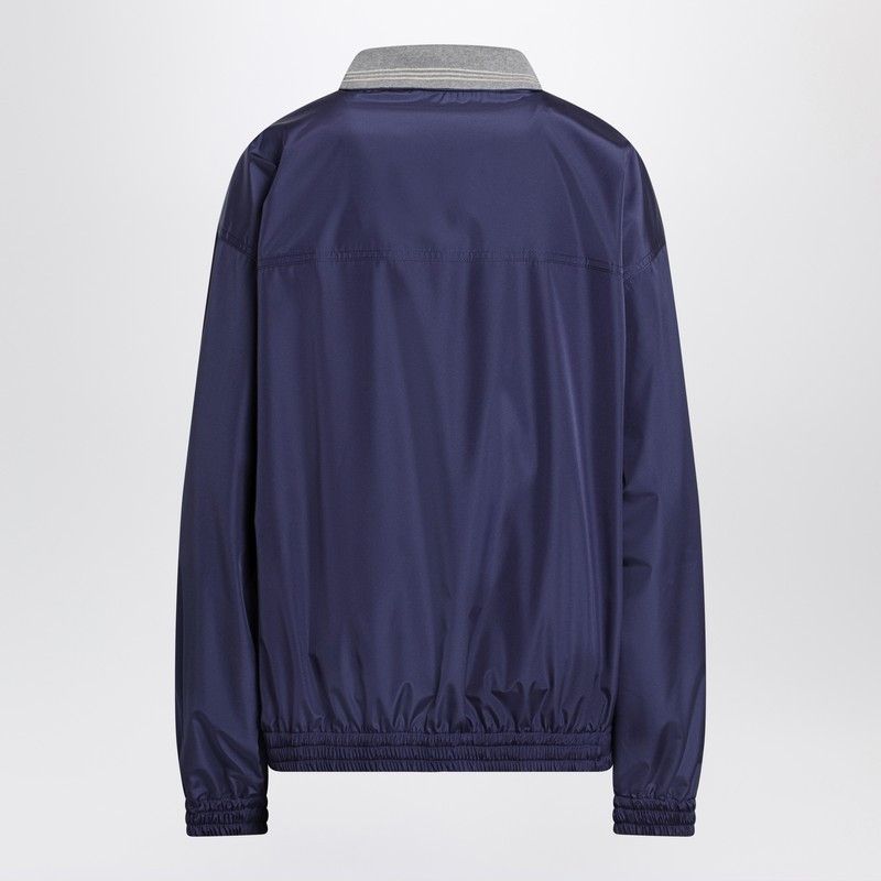 Miu Miu Miu Miu Royal Blue Technical Poplin Blouson Size S / US 4 / IT 40 - 2 Thumbnail