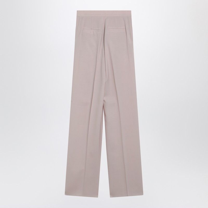 Max Mara Max Mara Rose-Beige Wide-Leg Trousers Size 27" / US 4 / IT 40 - 2 Thumbnail