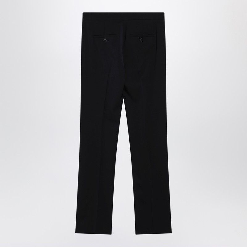 Max Mara Max Mara Blue Wool Trousers Size 27" / US 4 / IT 40 - 2 Thumbnail
