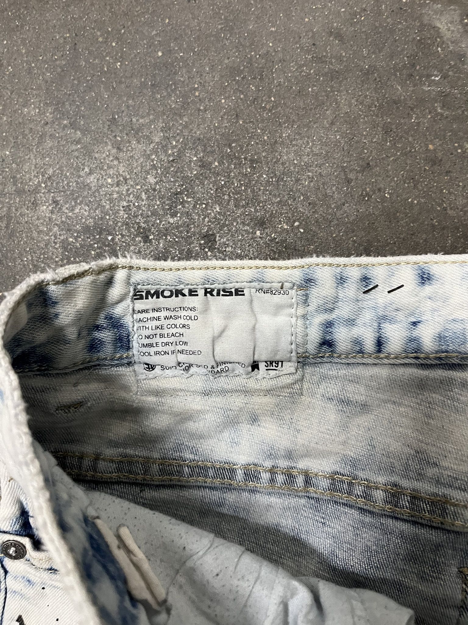 Vintage Distressed Boro Style Printed Fray Patched Jeans Size 38 Size US 38 / EU 54 - 5 Thumbnail