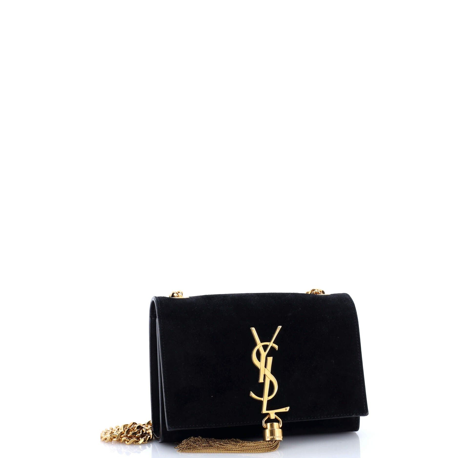 Saint Laurent Paris Classic Monogram Tassel Crossbody Bag Size ONE SIZE - 2 Thumbnail