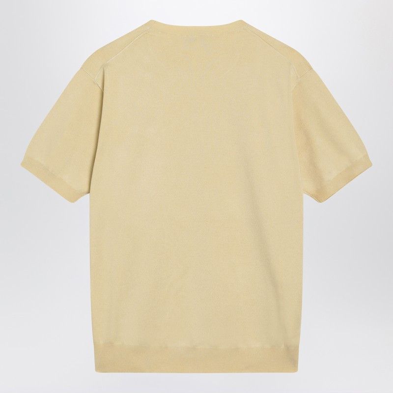Prada Prada Cream-Colored Silk-Blend Sweater With Logo Size XS / US 0-2 / IT 36-38 - 2 Thumbnail