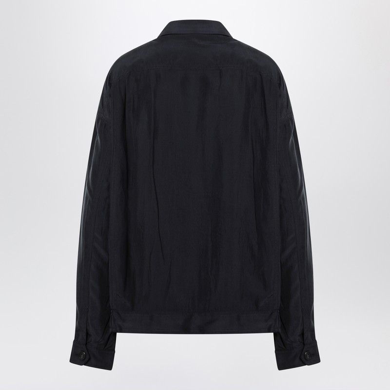 Prada Prada Blue Silk Blouson Size M / US 6-8 / IT 42-44 - 2 Thumbnail