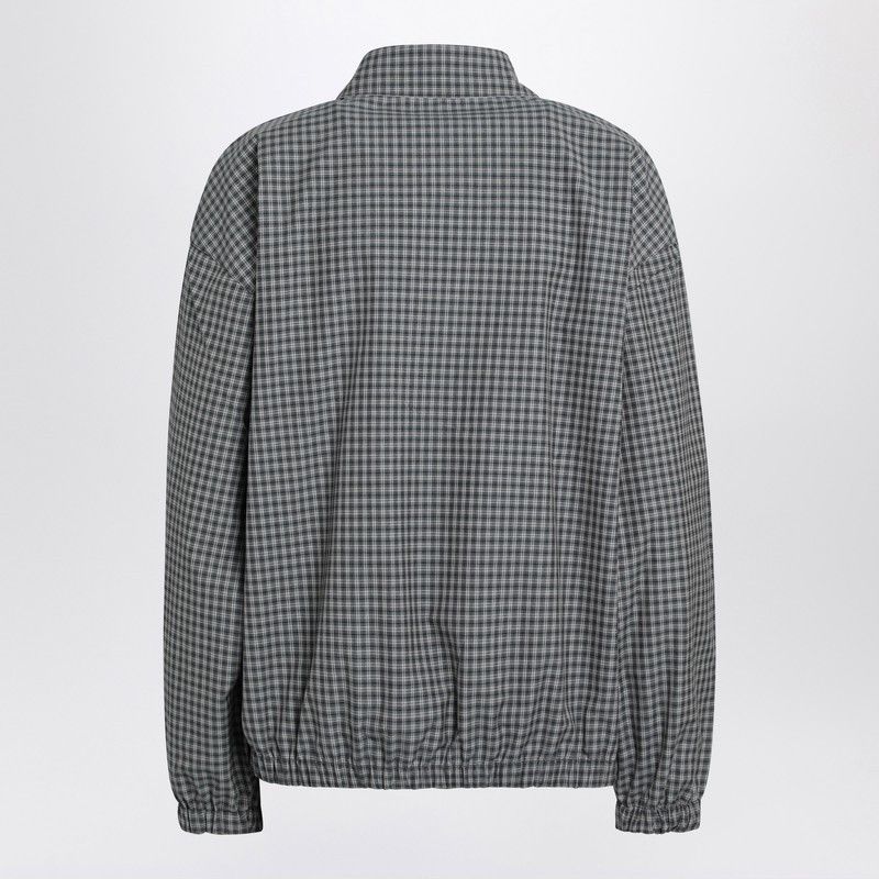 Prada Prada Reversible Light Blue Jacket With Check Pattern Size M / US 6-8 / IT 42-44 - 2 Thumbnail