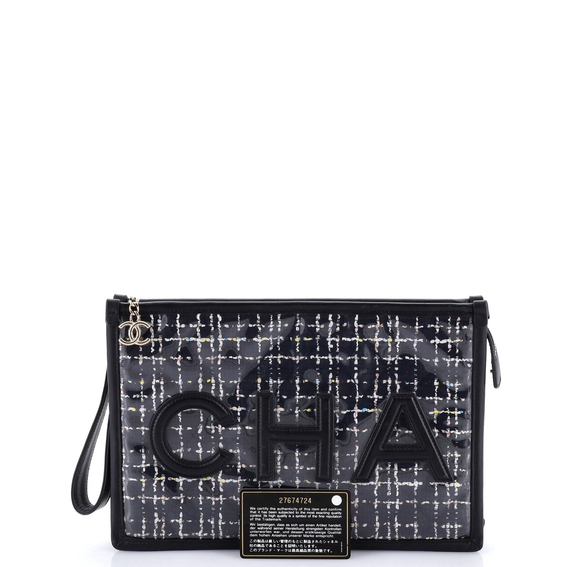 Chanel Logo Wristlet Clutch Size ONE SIZE - 2 Thumbnail