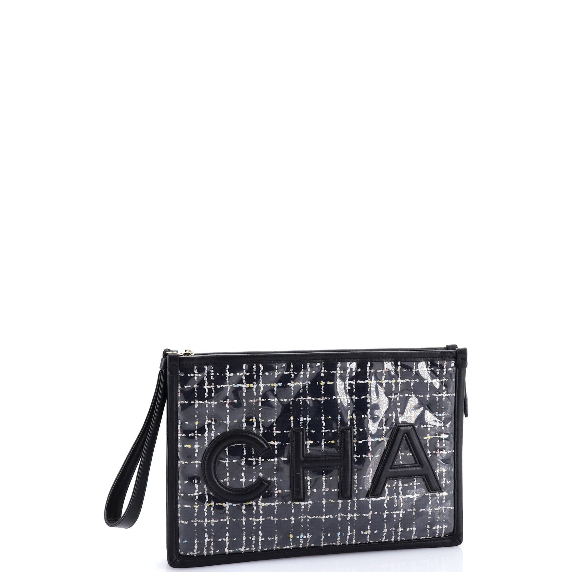 Chanel Logo Wristlet Clutch Size ONE SIZE - 3 Thumbnail